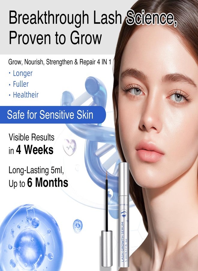 BEPHOLAN Advanced Lash Serum,Eyelash Serum for Longer Eyelashes and Eyebrows, Lash Enhancing Serum With Natural Formula Vegan & Cruelty A Escolha by BEPHOLAN (5mL) - Image 2